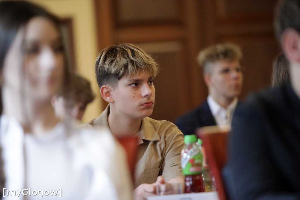 Pierwsza sesja Młodzieżowej Rady Miasta Głogowa