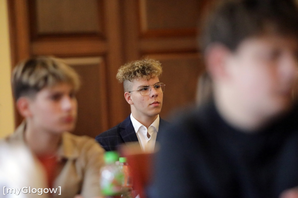 Pierwsza sesja Młodzieżowej Rady Miasta Głogowa