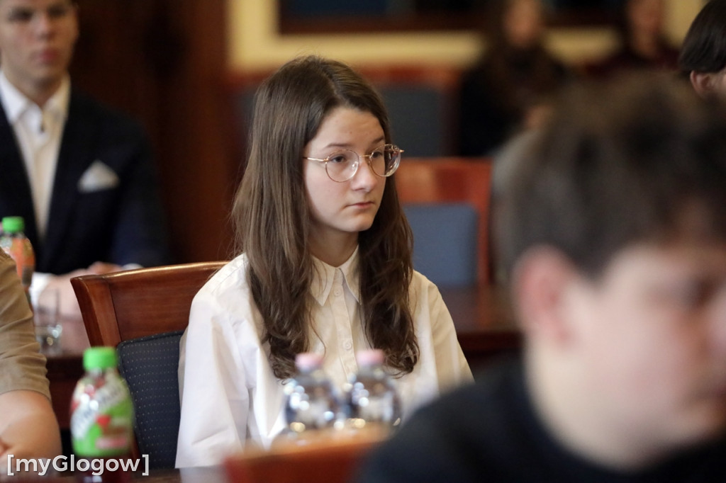 Pierwsza sesja Młodzieżowej Rady Miasta Głogowa