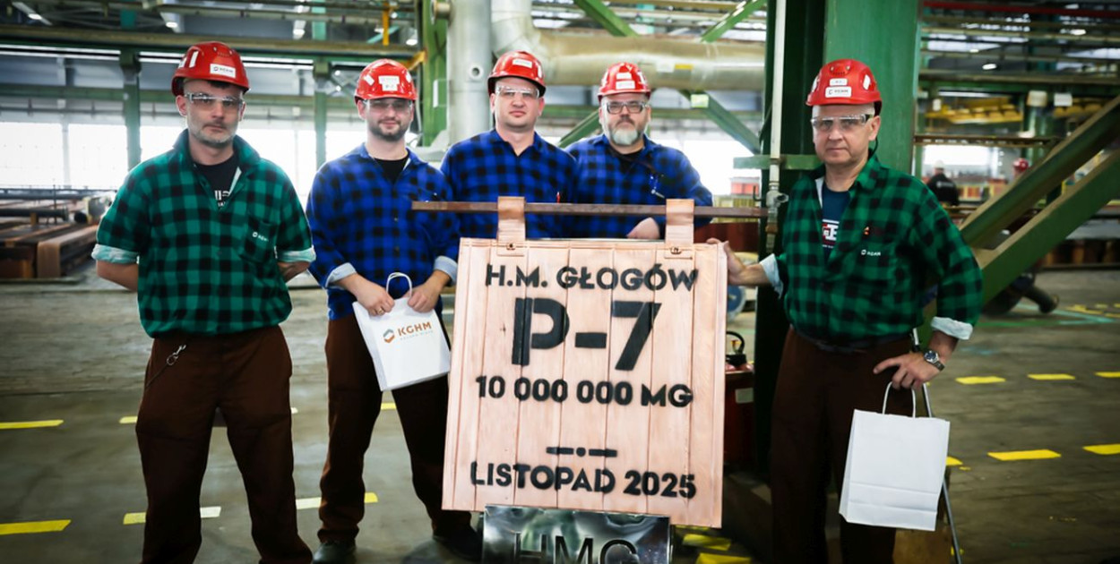 10 000 000 ton miedzi w HMG