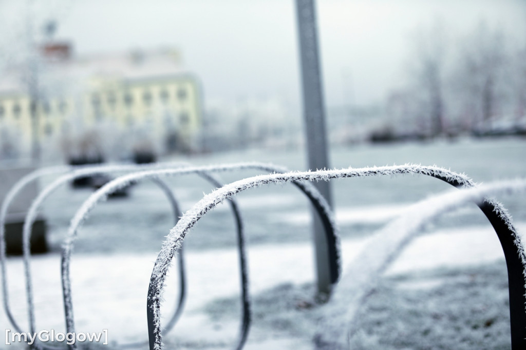 Mroźny, ale jak piękny poranek w Głogowie