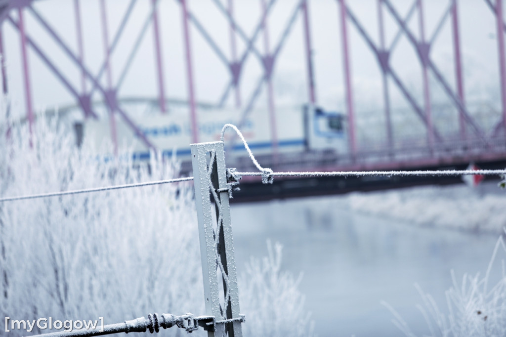 Mroźny, ale jak piękny poranek w Głogowie
