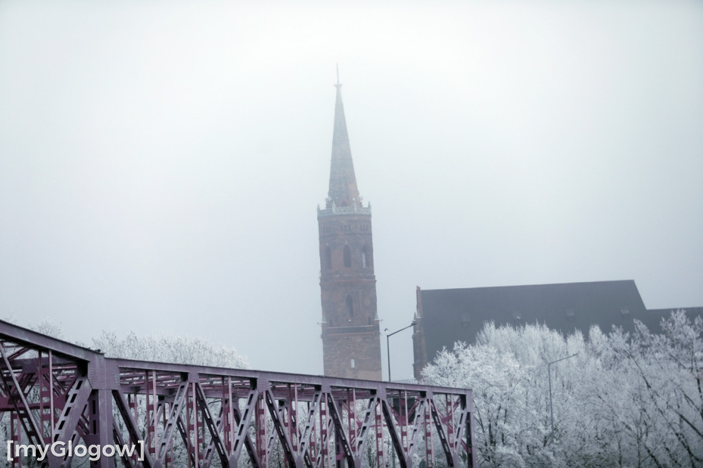 Mroźny, ale jak piękny poranek w Głogowie