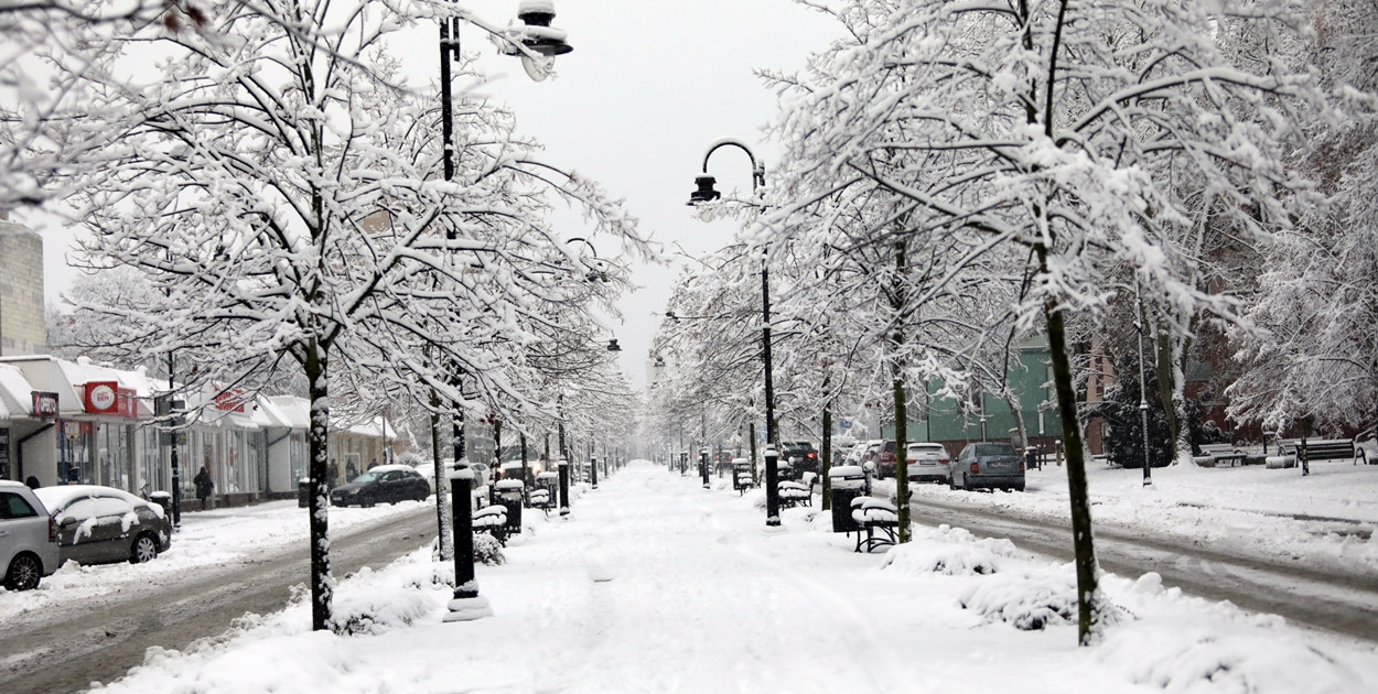 Zima w Głogowie! Ale zrobiło się biało