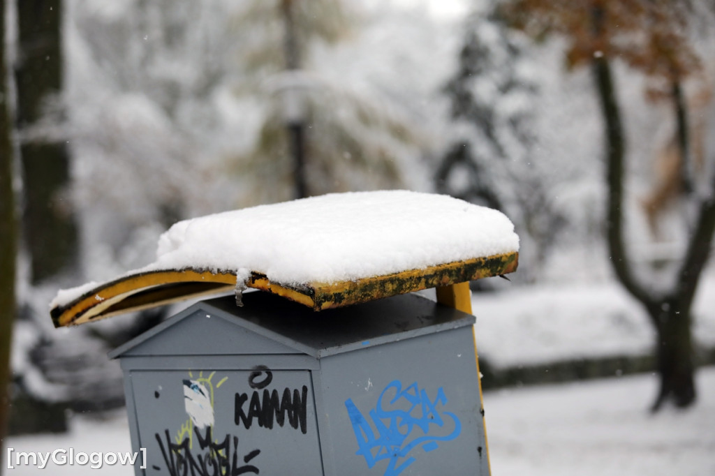 Zima w Głogowie! Ale zrobiło się biało