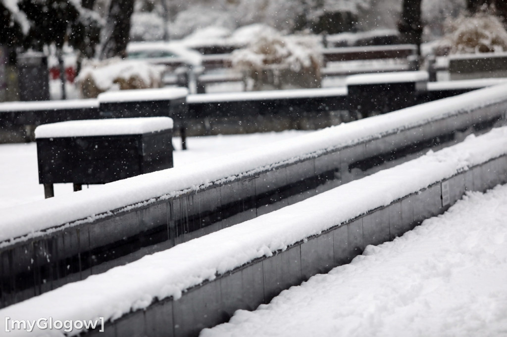 Zima w Głogowie! Ale zrobiło się biało