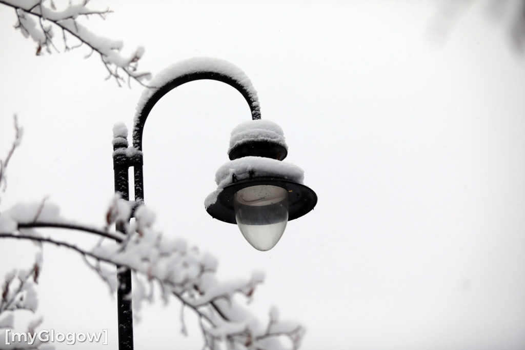 Zima w Głogowie! Ale zrobiło się biało