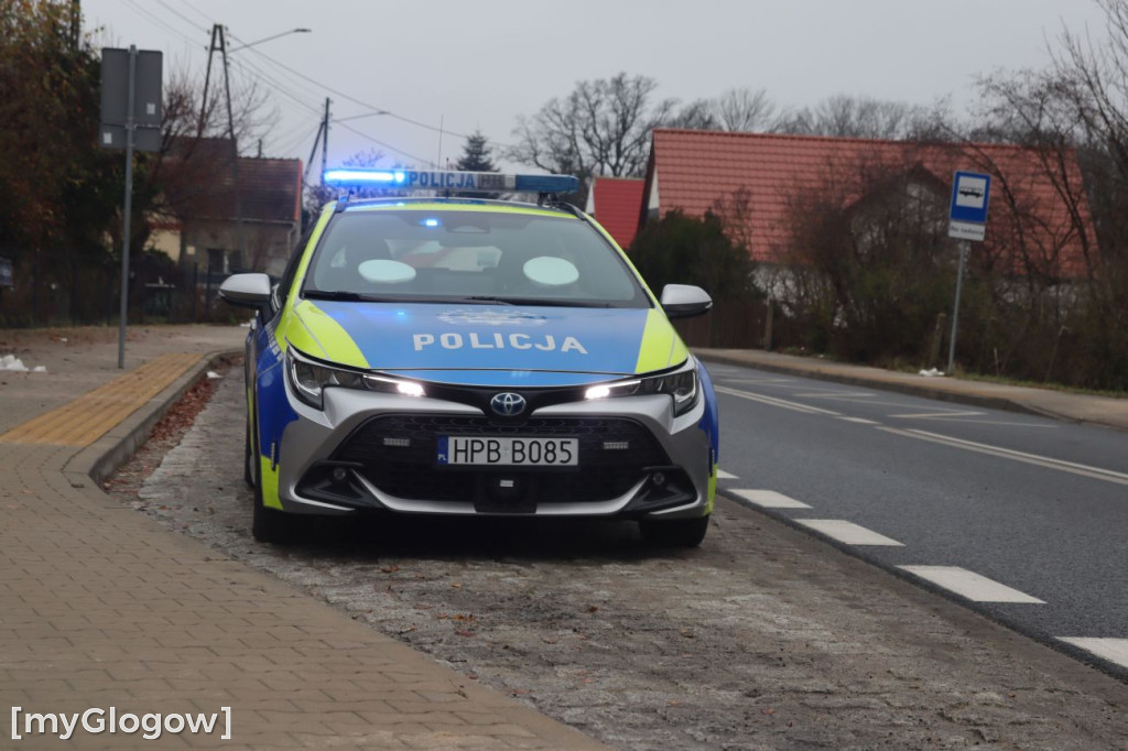 Zawalony pustostan w Brzegu Głogowskim