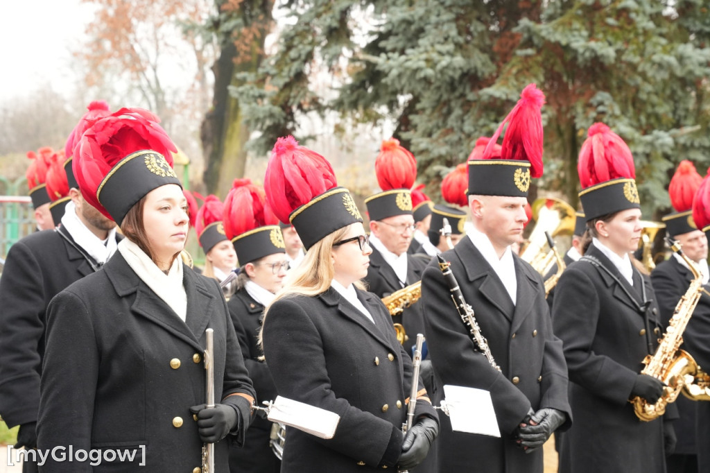 Uroczystość KGHM pod Pomnikiem Jana Wyżykowskiego