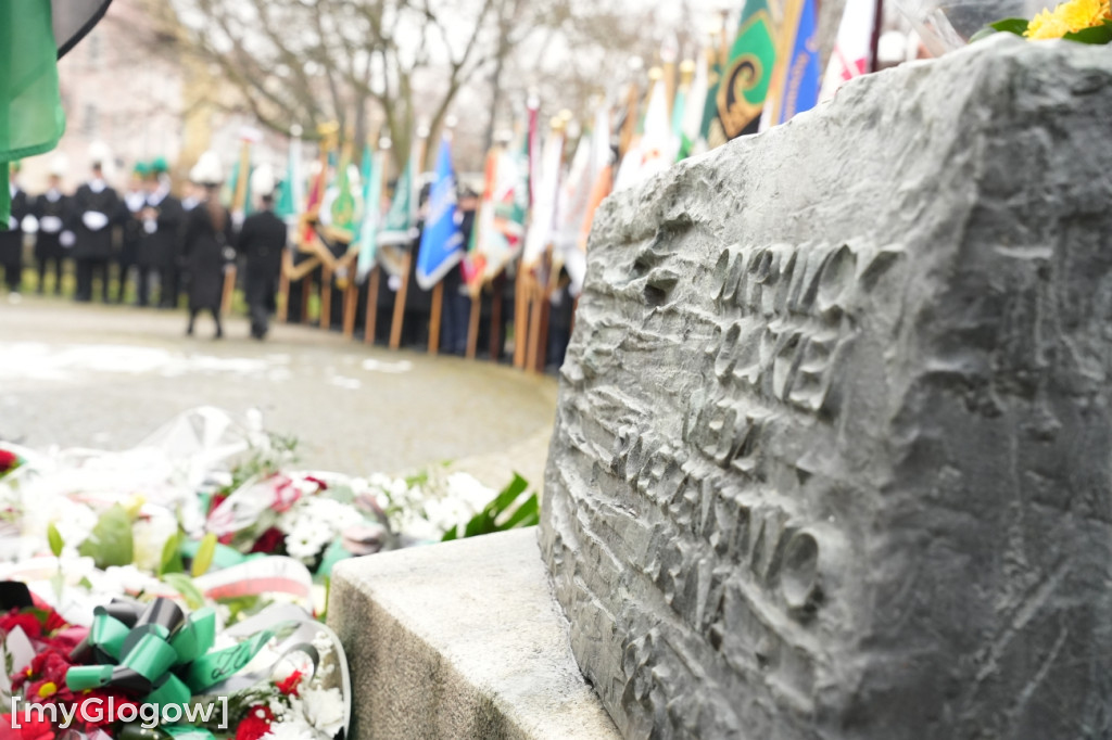 Uroczystość KGHM pod Pomnikiem Jana Wyżykowskiego