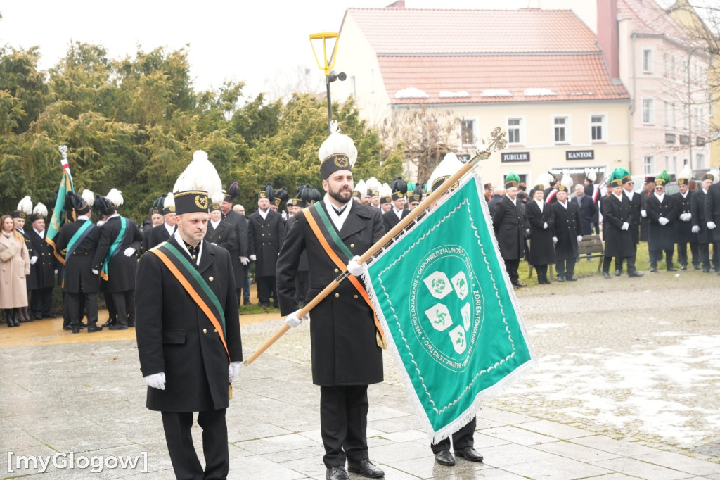 Uroczystość KGHM pod Pomnikiem Jana Wyżykowskiego