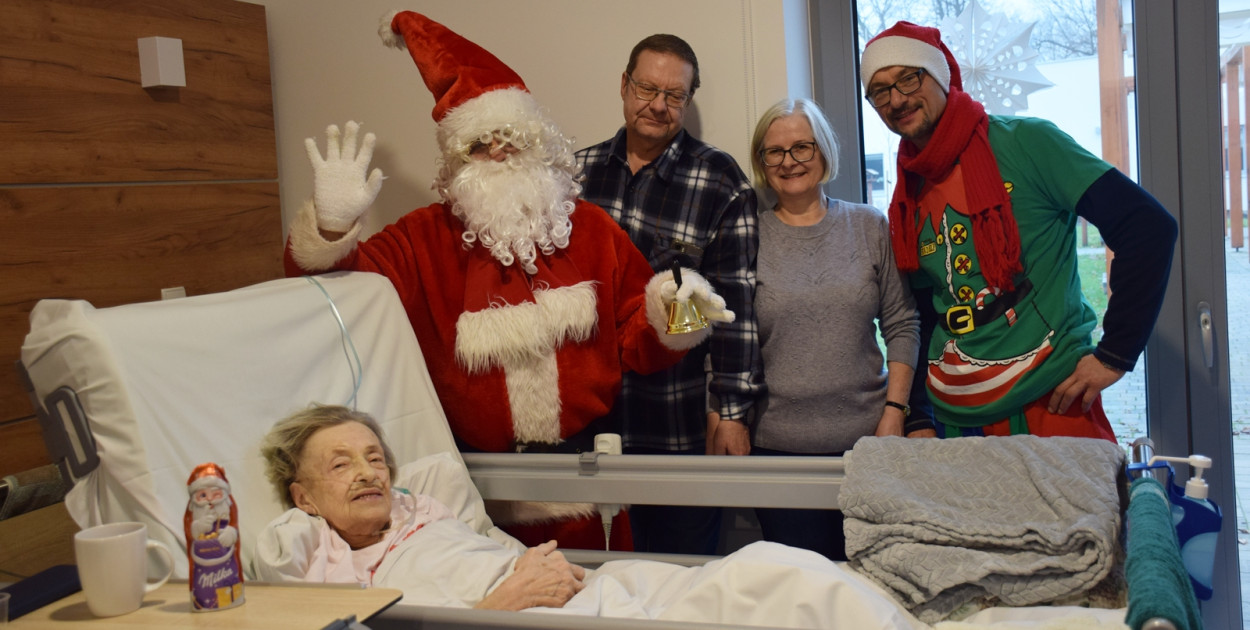 Mikołaj w Hospicjum Głogowskim