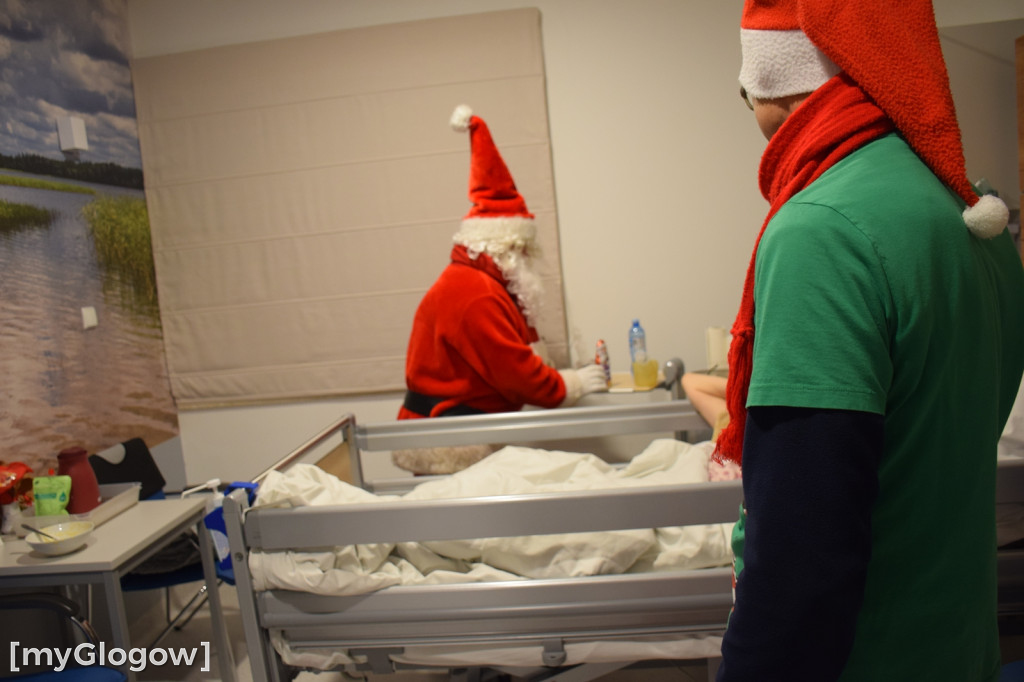 Mikołaj w Hospicjum Głogowskim