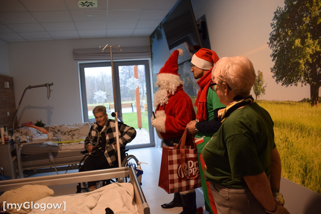 Mikołaj w Hospicjum Głogowskim