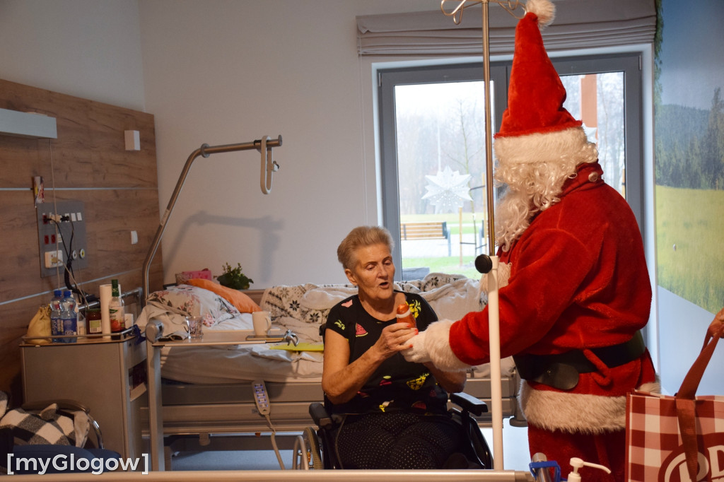 Mikołaj w Hospicjum Głogowskim