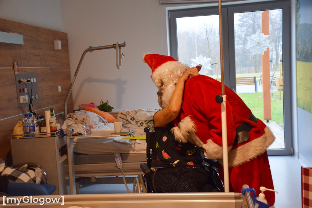 Mikołaj w Hospicjum Głogowskim
