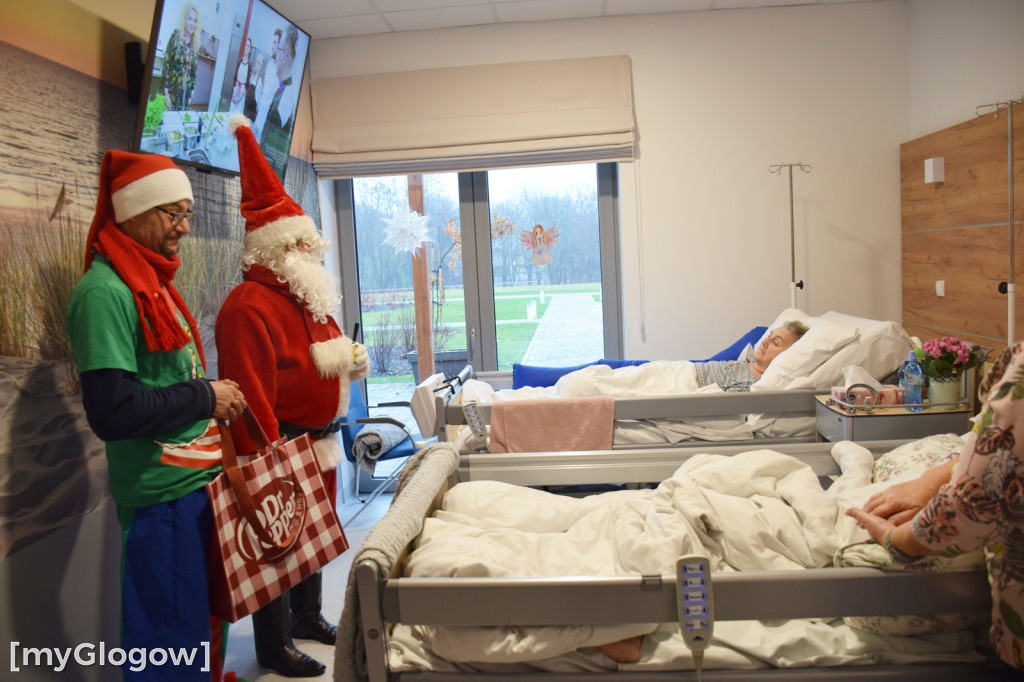 Mikołaj w Hospicjum Głogowskim