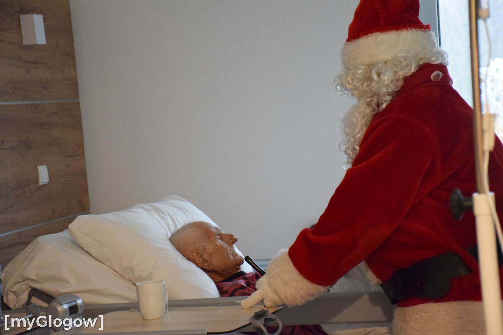 Mikołaj w Hospicjum Głogowskim