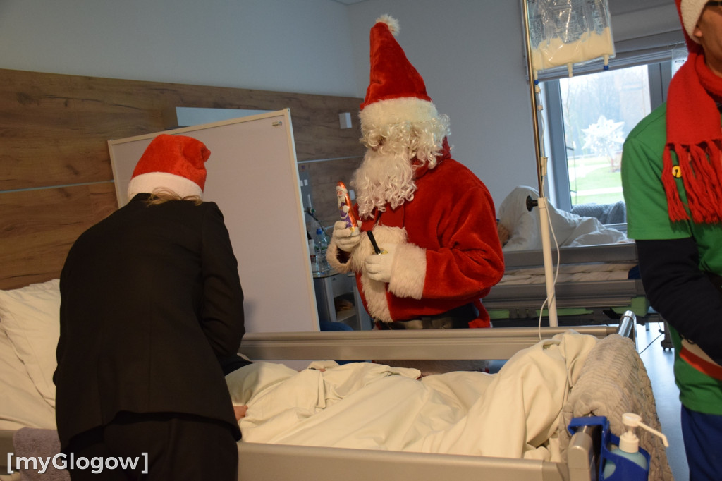 Mikołaj w Hospicjum Głogowskim