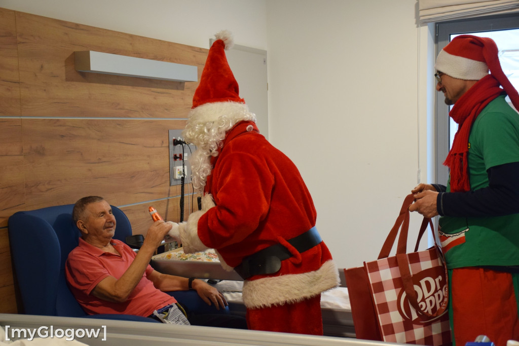 Mikołaj w Hospicjum Głogowskim