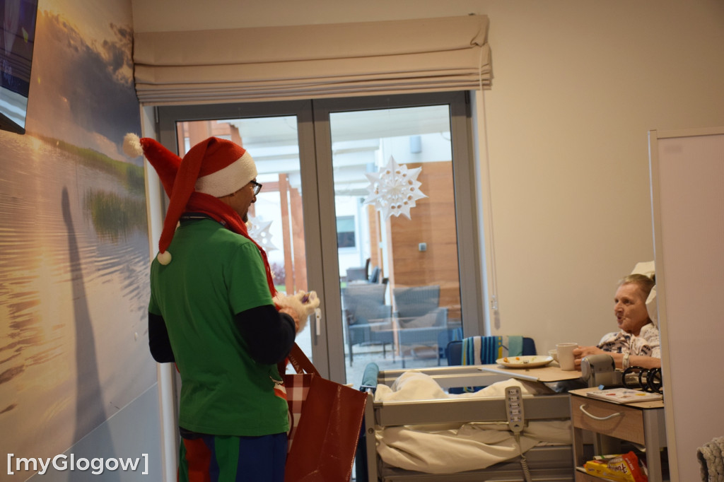 Mikołaj w Hospicjum Głogowskim
