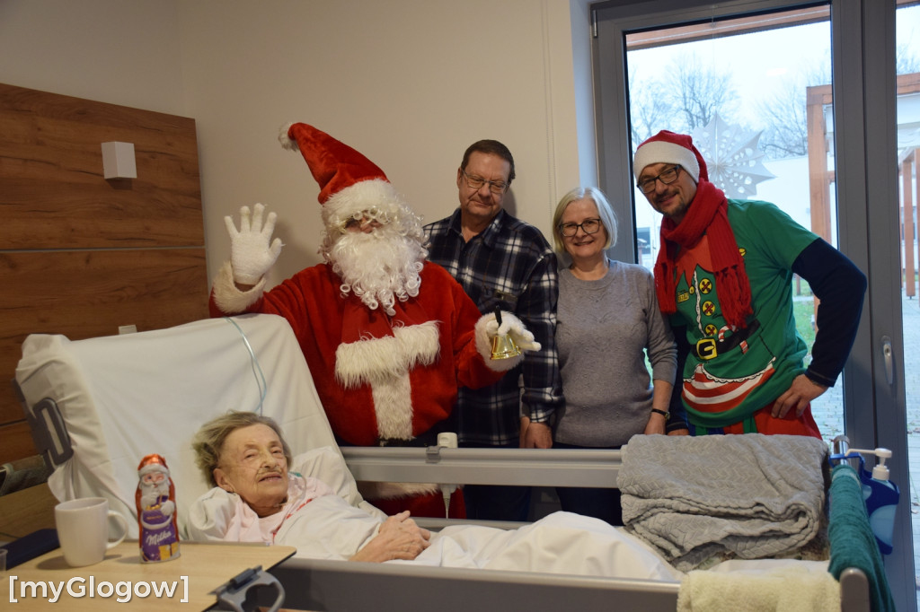 Mikołaj w Hospicjum Głogowskim