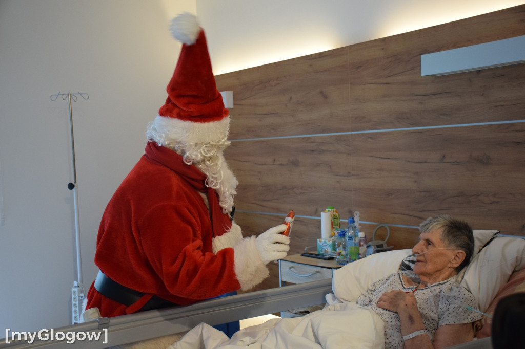 Mikołaj w Hospicjum Głogowskim