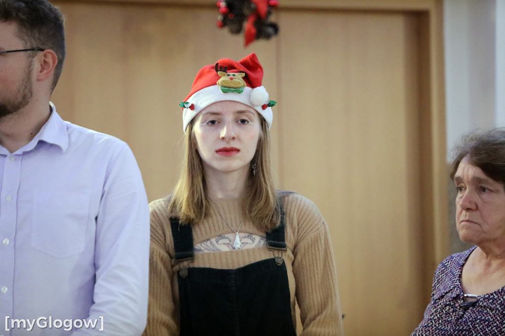 Wigilijne spotkanie seniorów na koniec programu