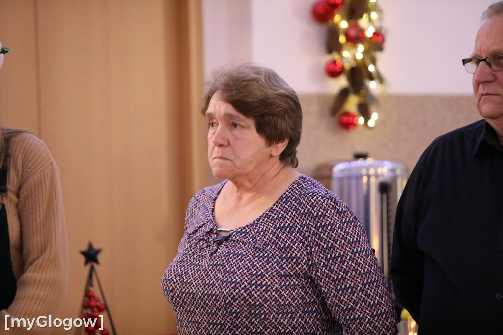 Wigilijne spotkanie seniorów na koniec programu