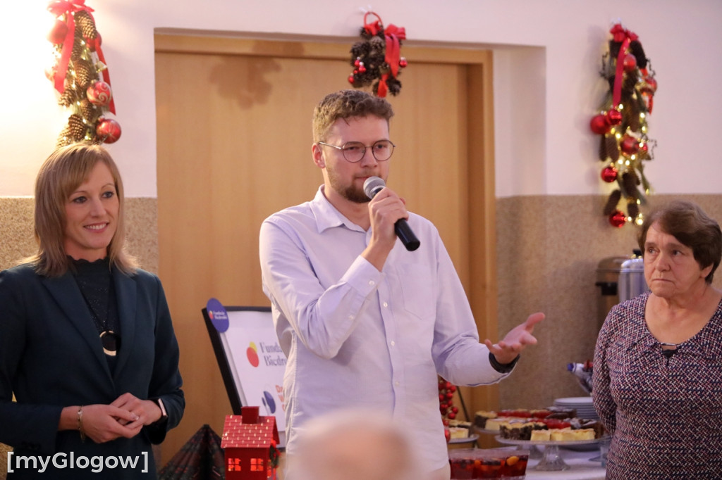 Wigilijne spotkanie seniorów na koniec programu