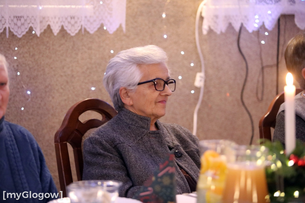 Wigilijne spotkanie seniorów na koniec programu