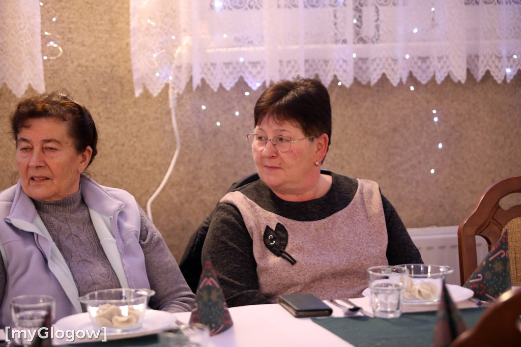 Wigilijne spotkanie seniorów na koniec programu