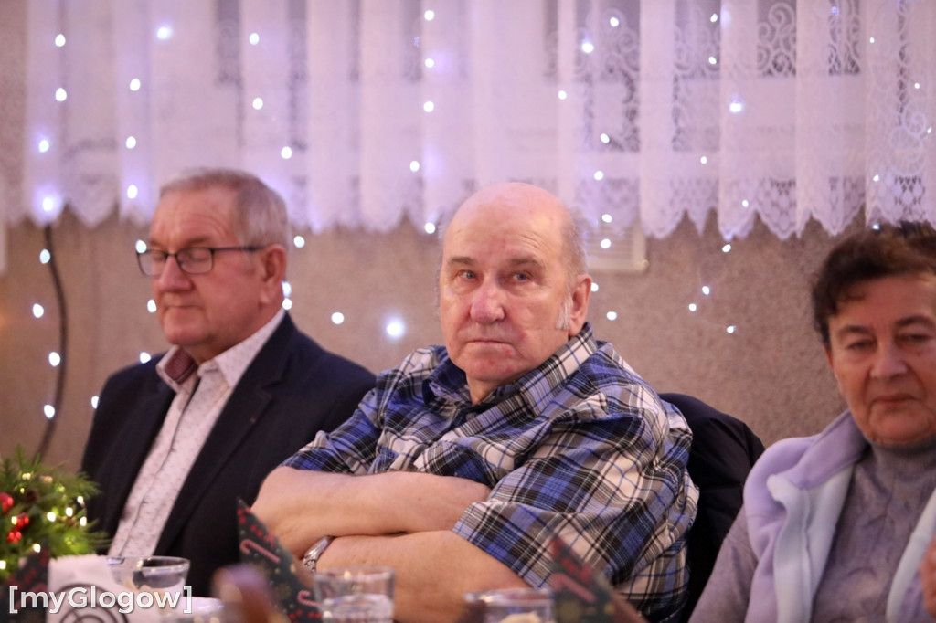 Wigilijne spotkanie seniorów na koniec programu