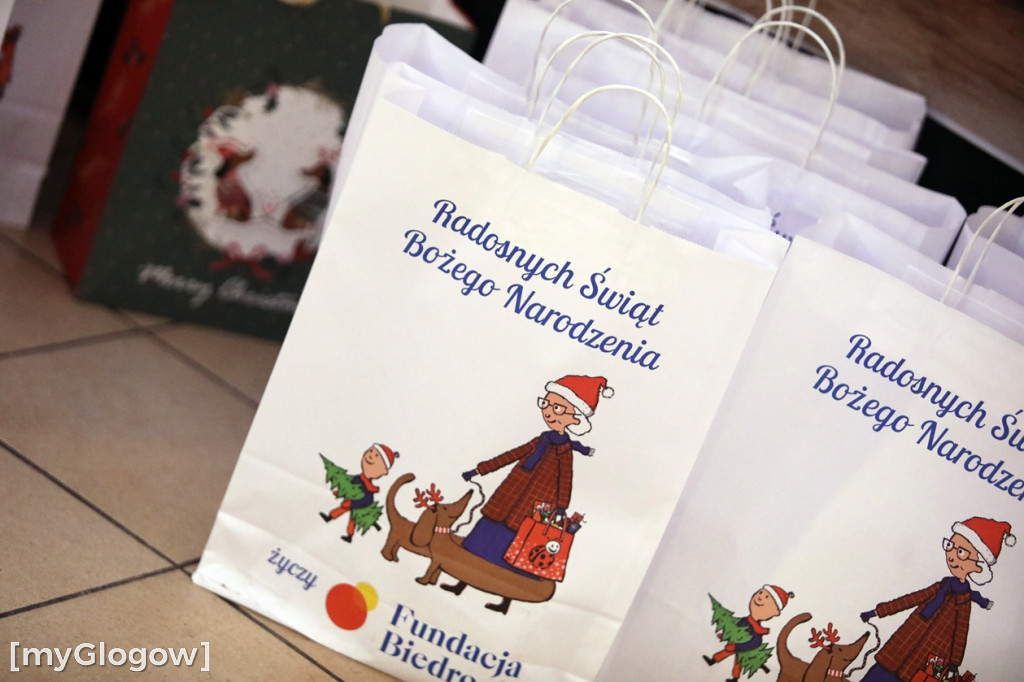 Wigilijne spotkanie seniorów na koniec programu