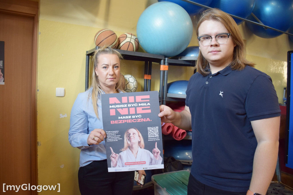 Samoobrona w I LO w Głogowie