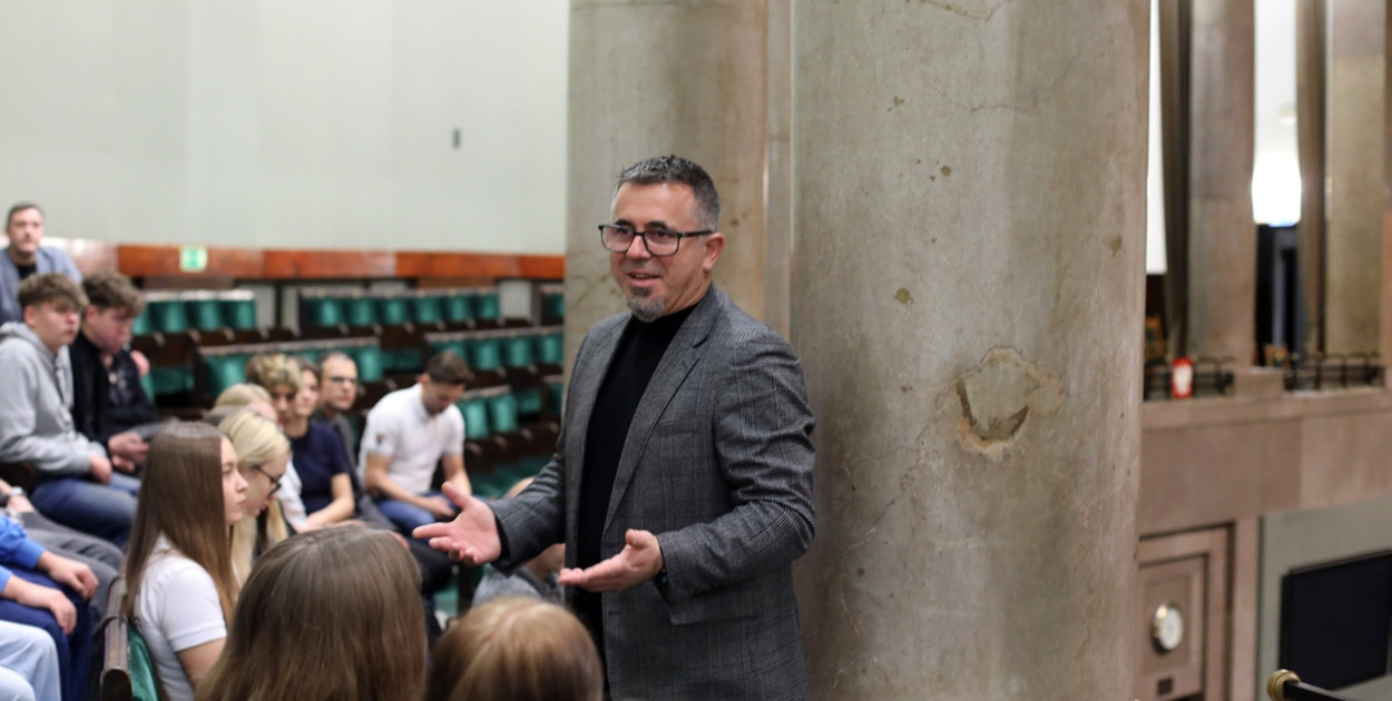 Młodzież z powiatu głogowskiego w Sejmie RP