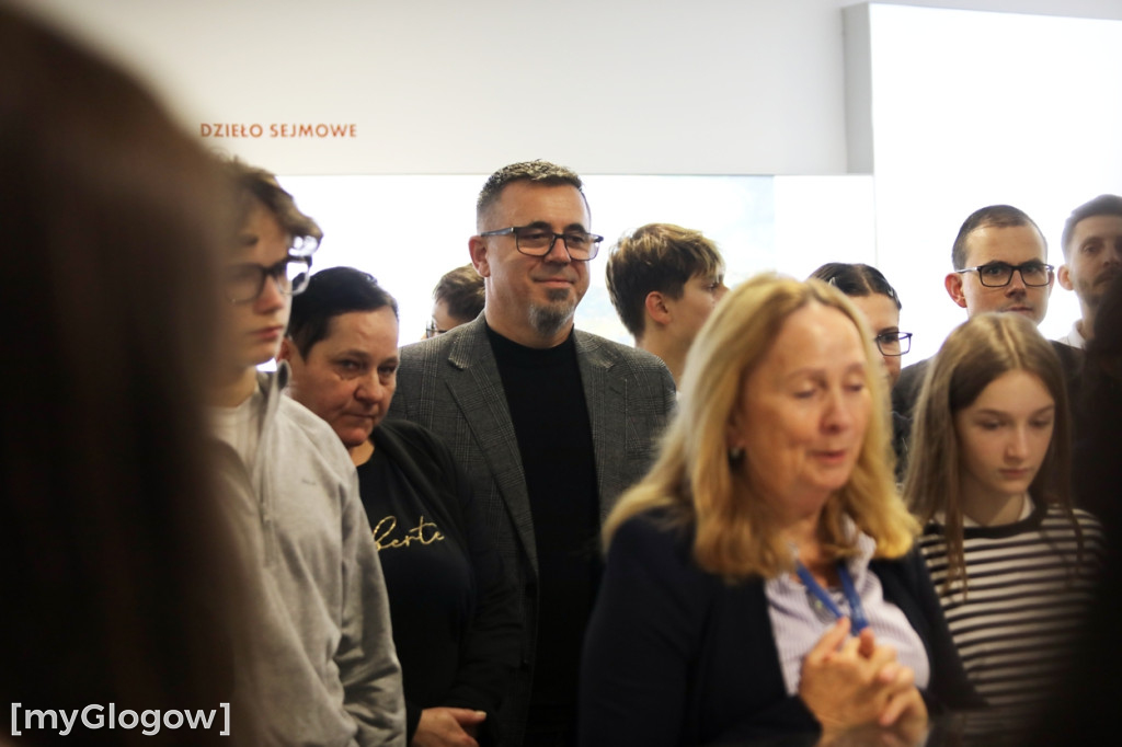 Młodzież z powiatu głogowskiego w Sejmie RP