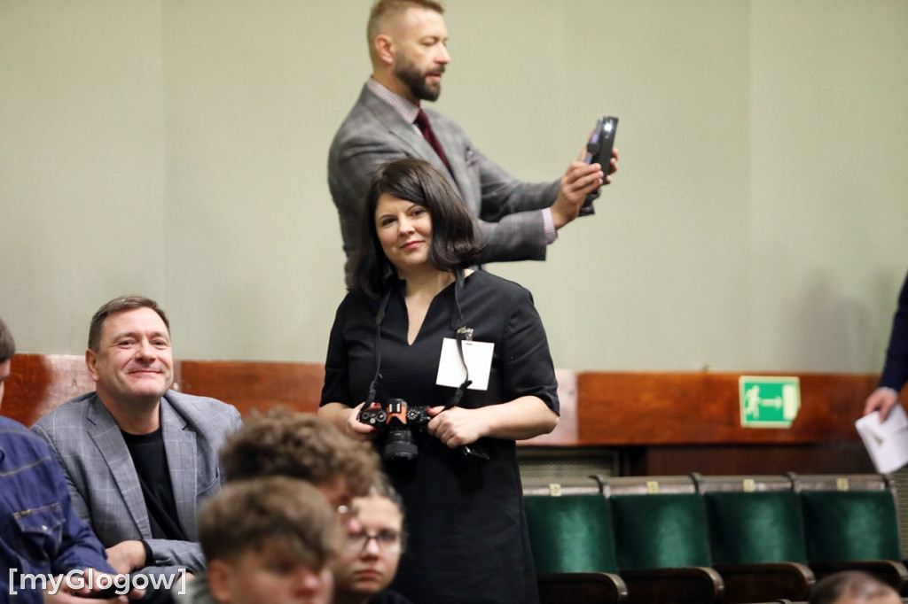 Młodzież z powiatu głogowskiego w Sejmie RP