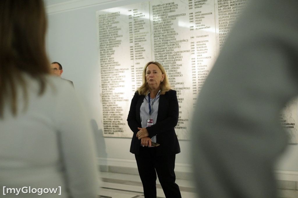 Młodzież z powiatu głogowskiego w Sejmie RP