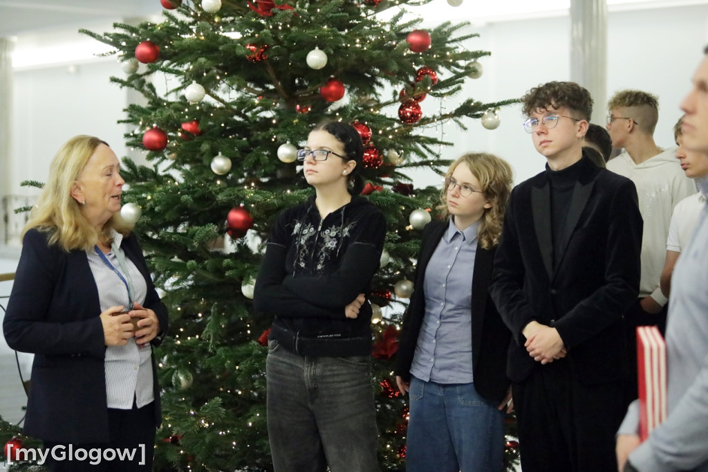 Młodzież z powiatu głogowskiego w Sejmie RP