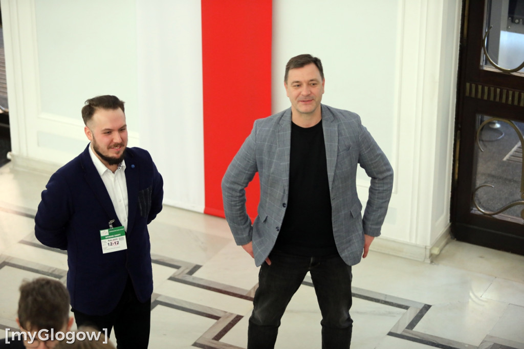 Młodzież z powiatu głogowskiego w Sejmie RP