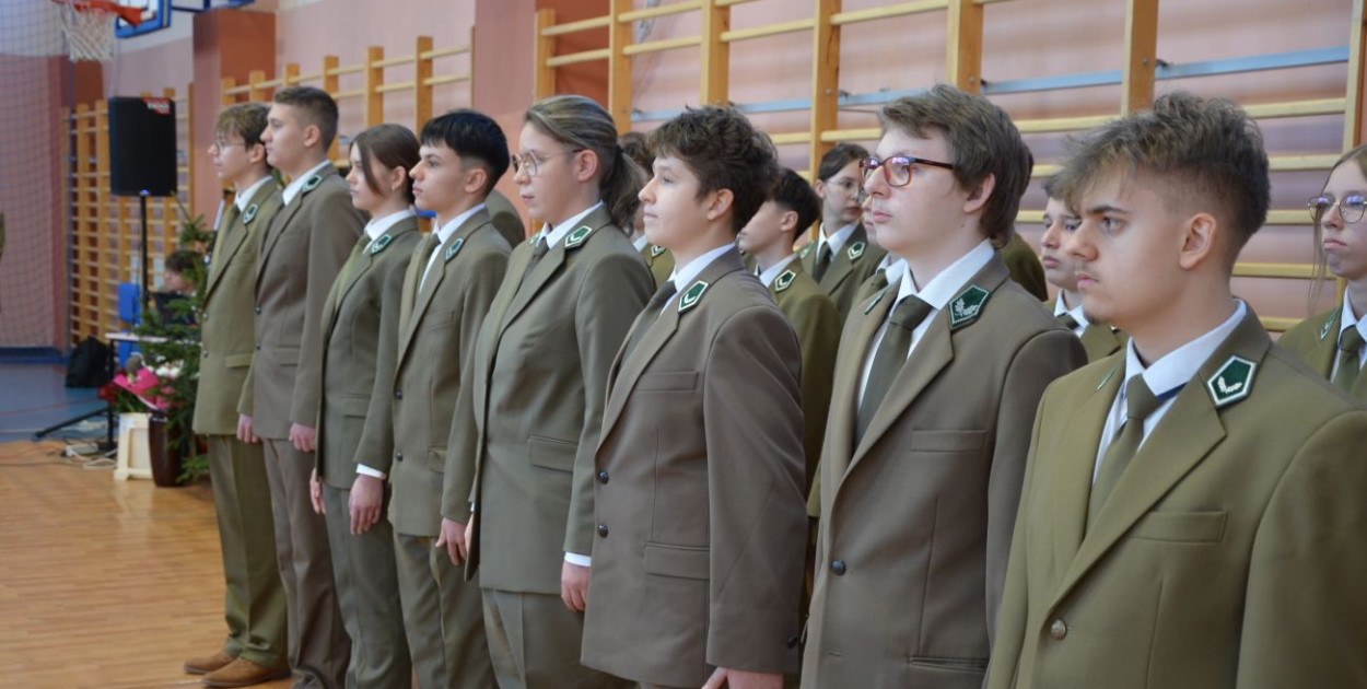 Pasowanie przyszłych leśników w Głogowie