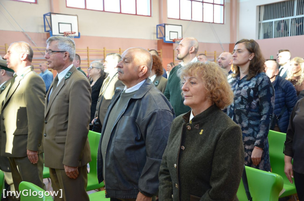 Pasowanie przyszłych leśników w Głogowie
