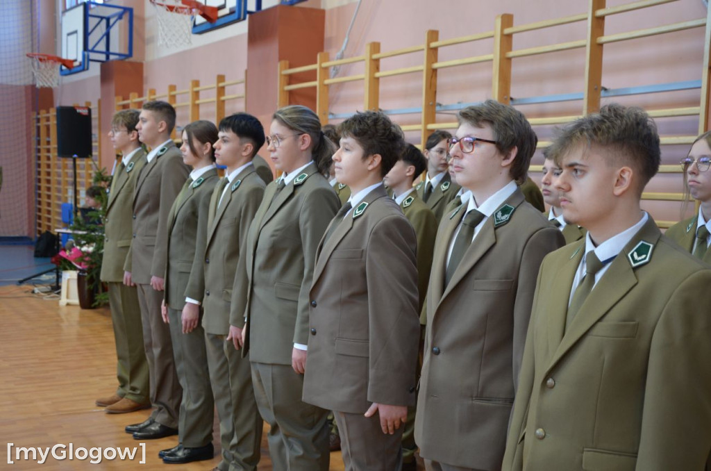 Pasowanie przyszłych leśników w Głogowie