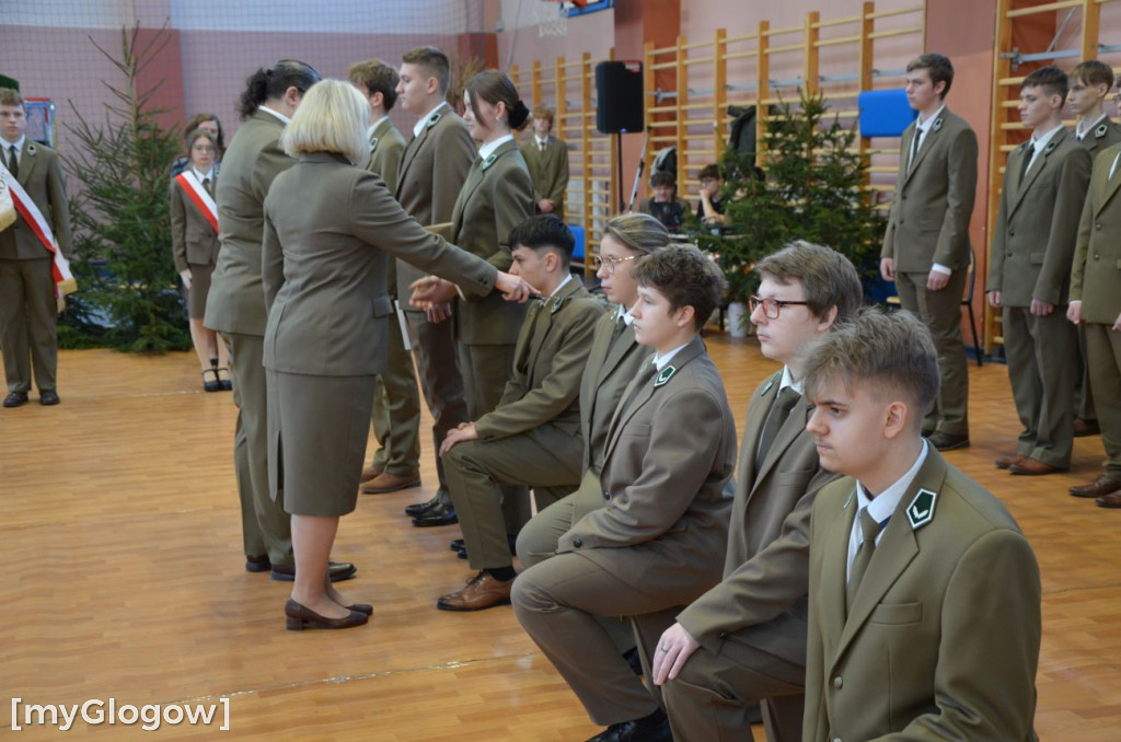 Pasowanie przyszłych leśników w Głogowie