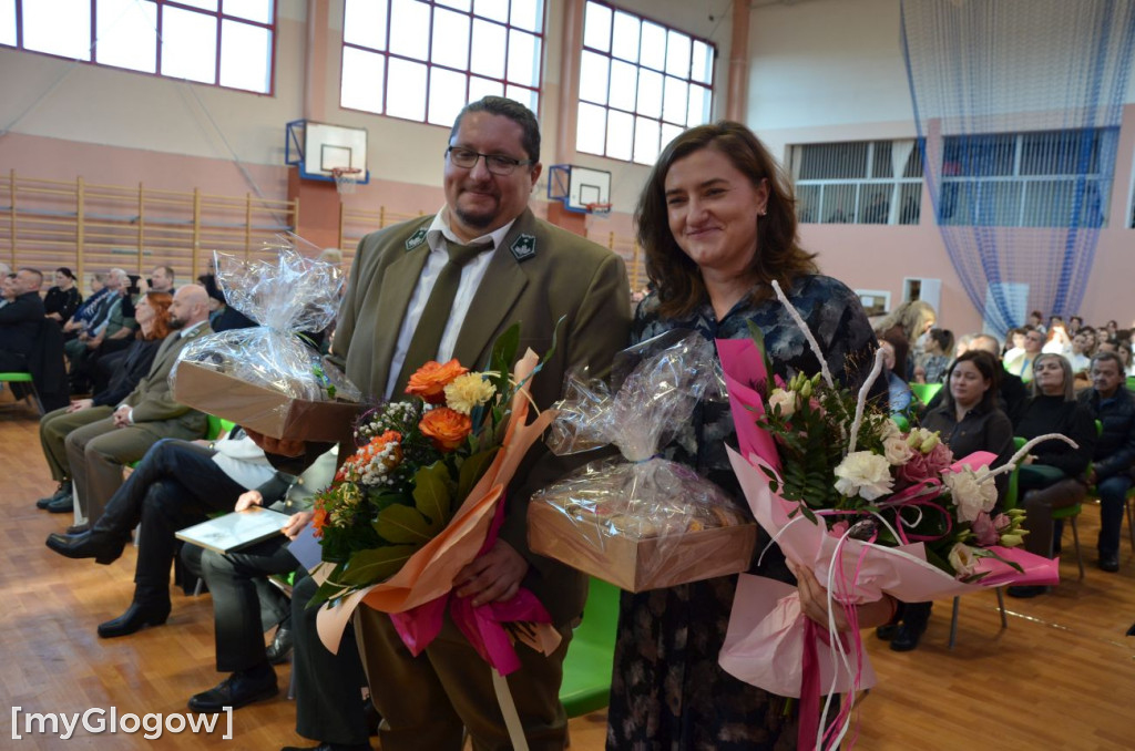 Pasowanie przyszłych leśników w Głogowie