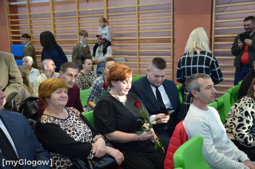 Pasowanie przyszłych leśników w Głogowie