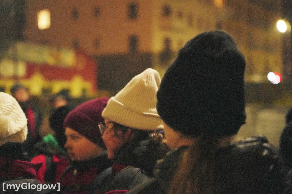 Ogień i lasery w na głogowskim rynku