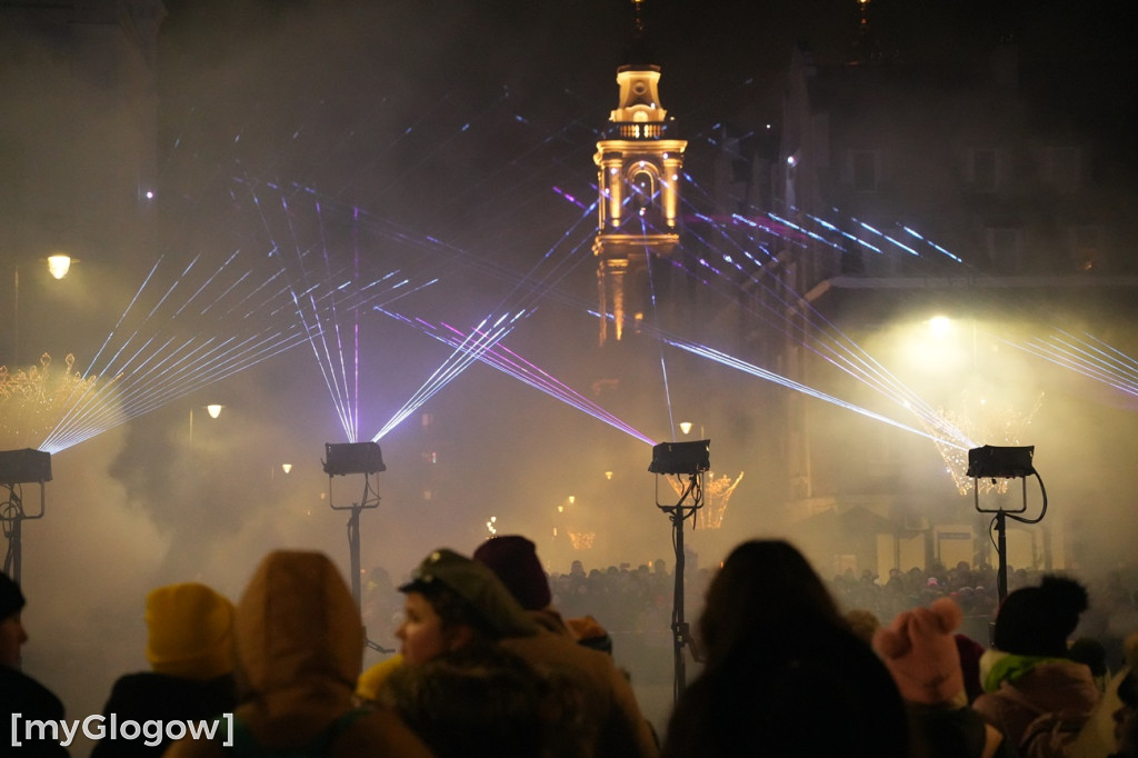 Ogień i lasery w na głogowskim rynku