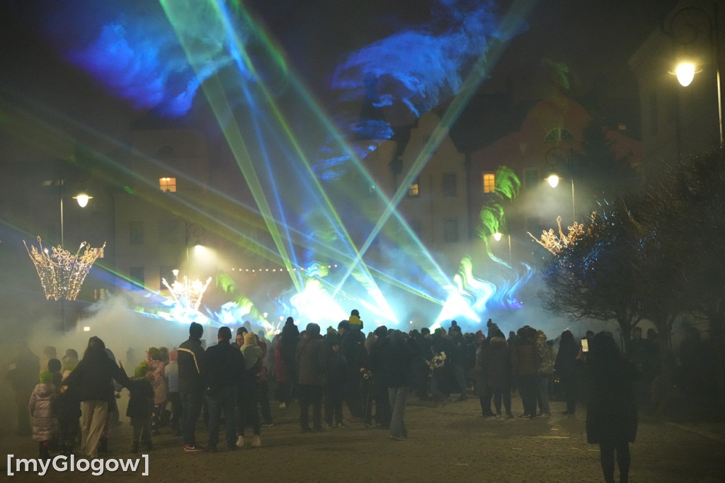 Ogień i lasery w na głogowskim rynku